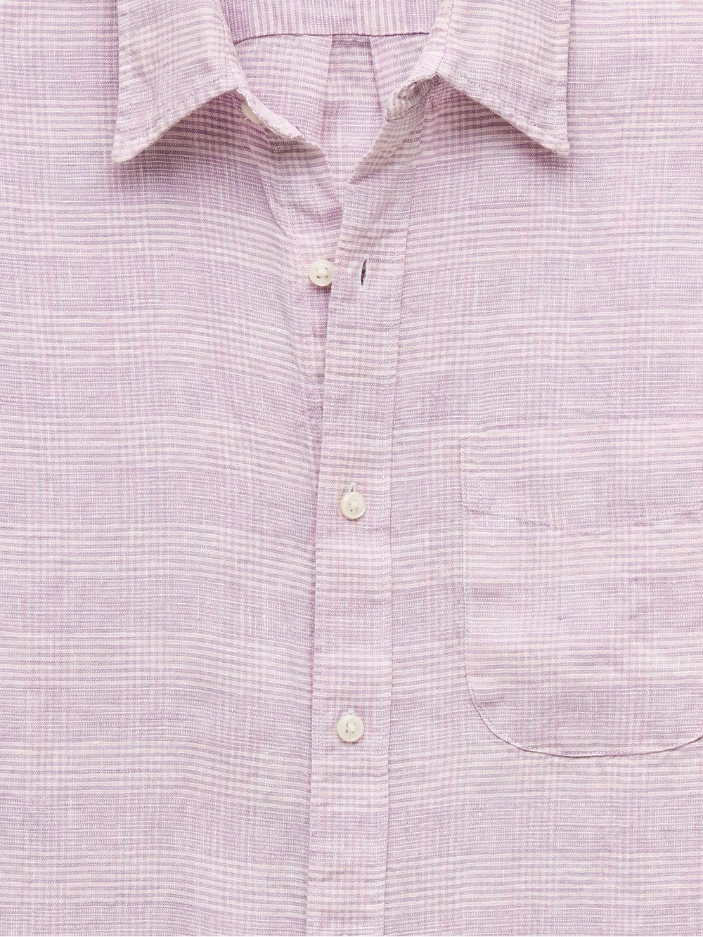 J. CREW Linen point-collar shirt in Glen Plaid Size M NWT $178 CT991 - Picture 3 of 10